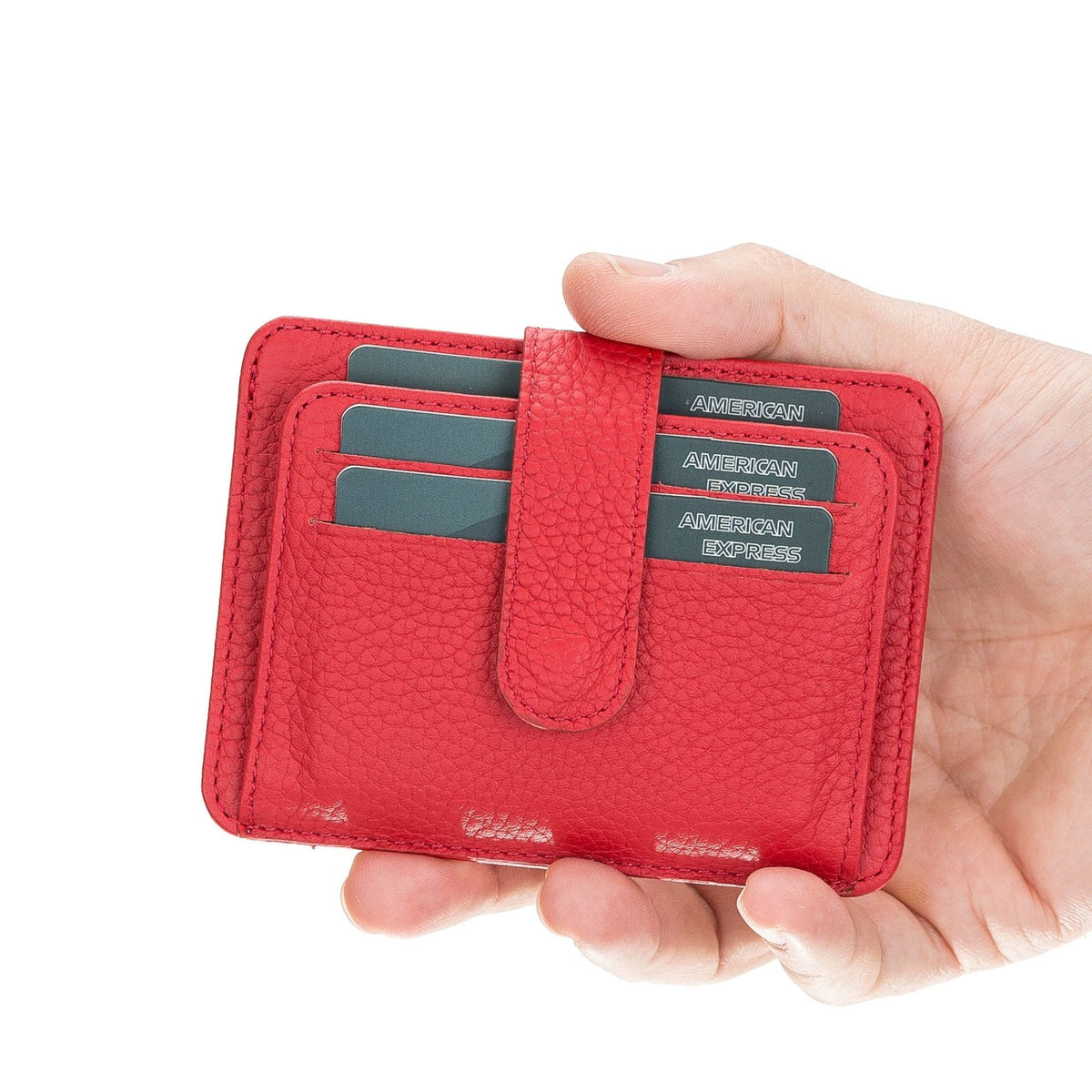 Cortez Handcrafted Full-Grain Leather Slim Wallet with Card Holder