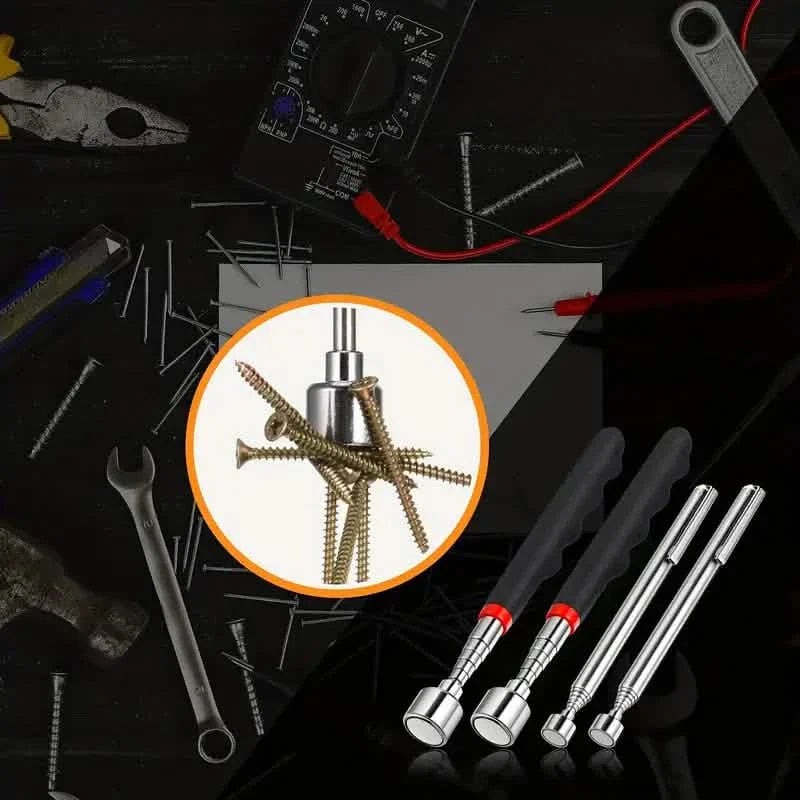 3-in-1 Telescopic Magnetic Grabber Tool
