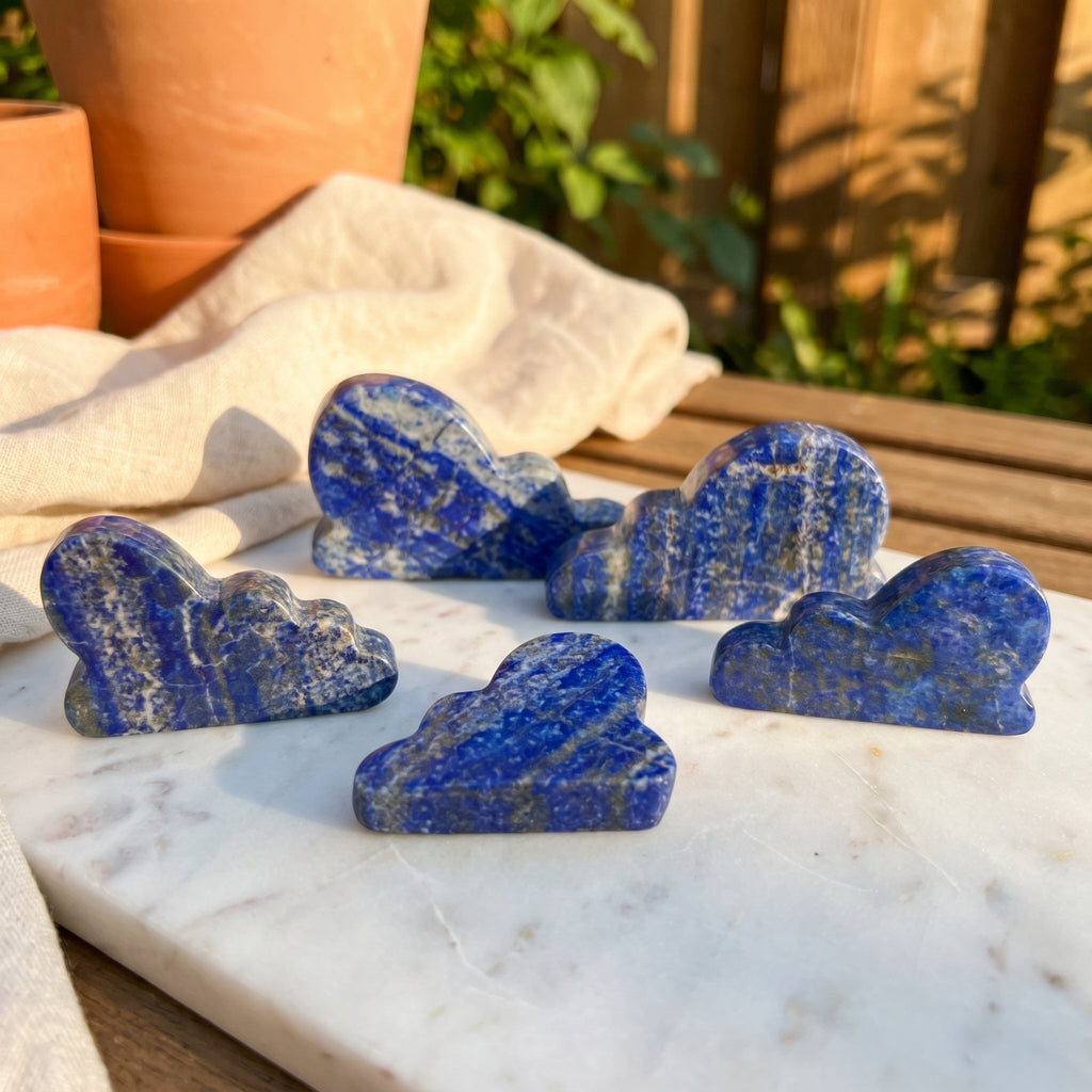 Lapis Lazuli Cloud Carving