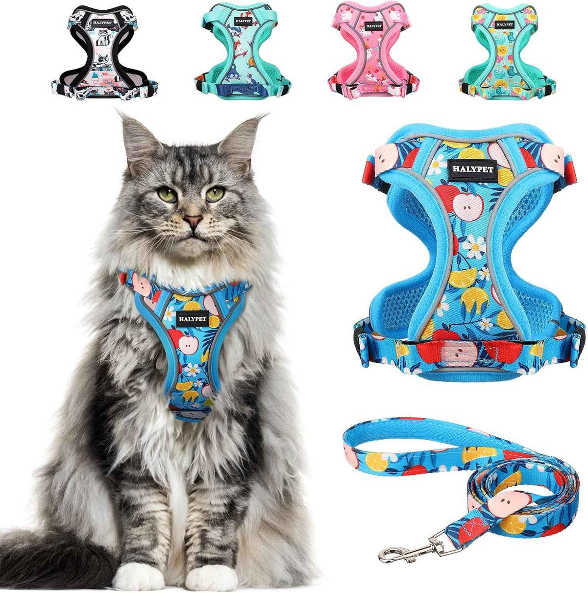 Reflective Cat Harness & Leash Set