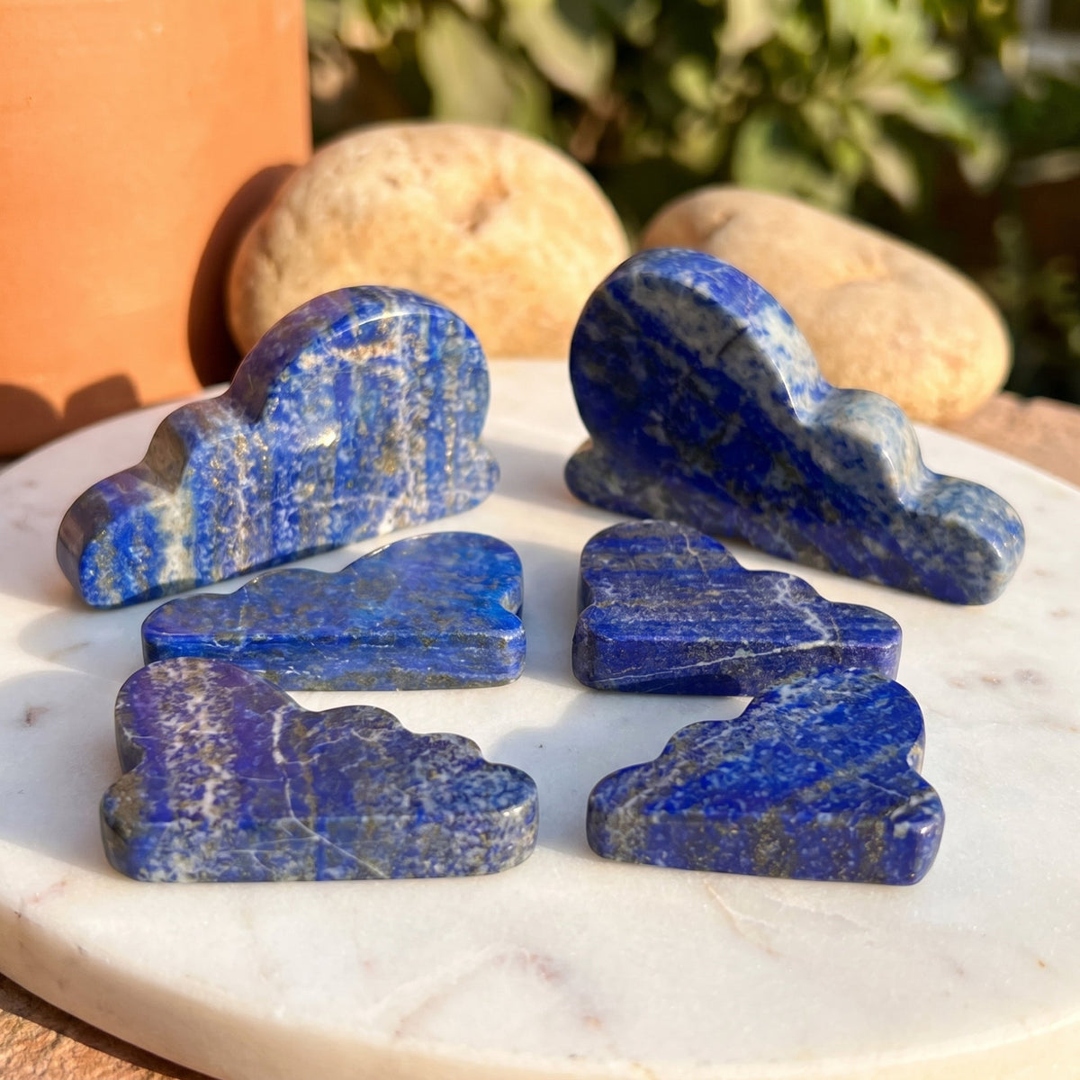 Lapis Lazuli Cloud Carving