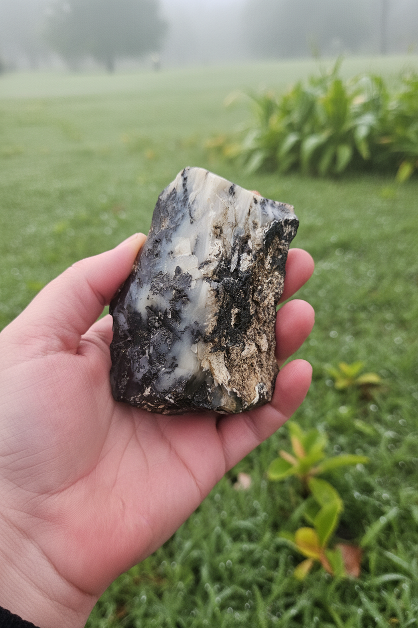 Dendritic Opal Rough Specimen