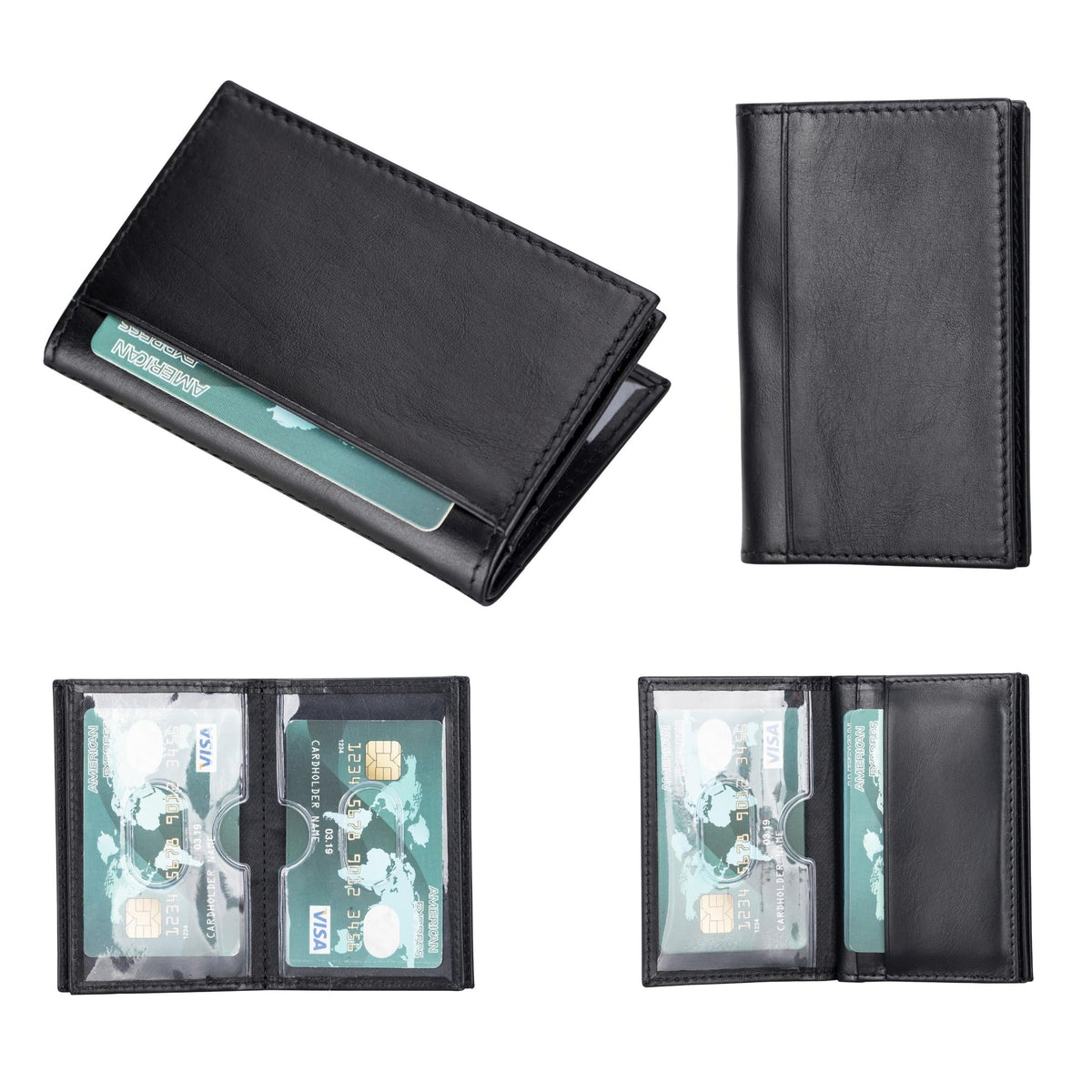 Denver Full-Grain Leather Card Holder
