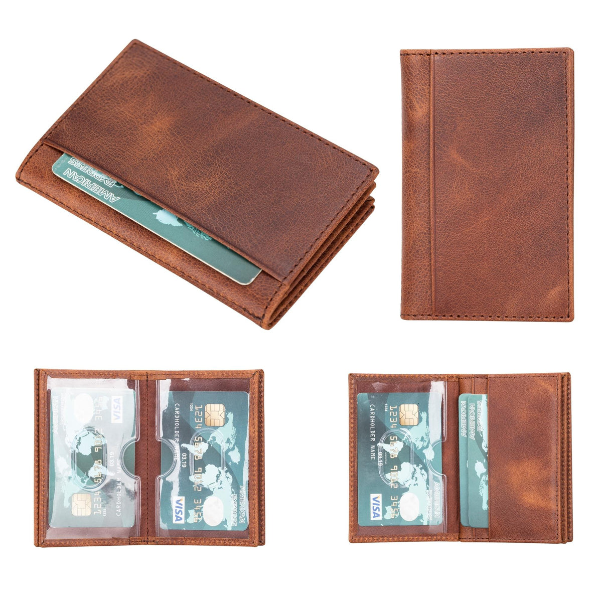 Denver Full-Grain Leather Card Holder