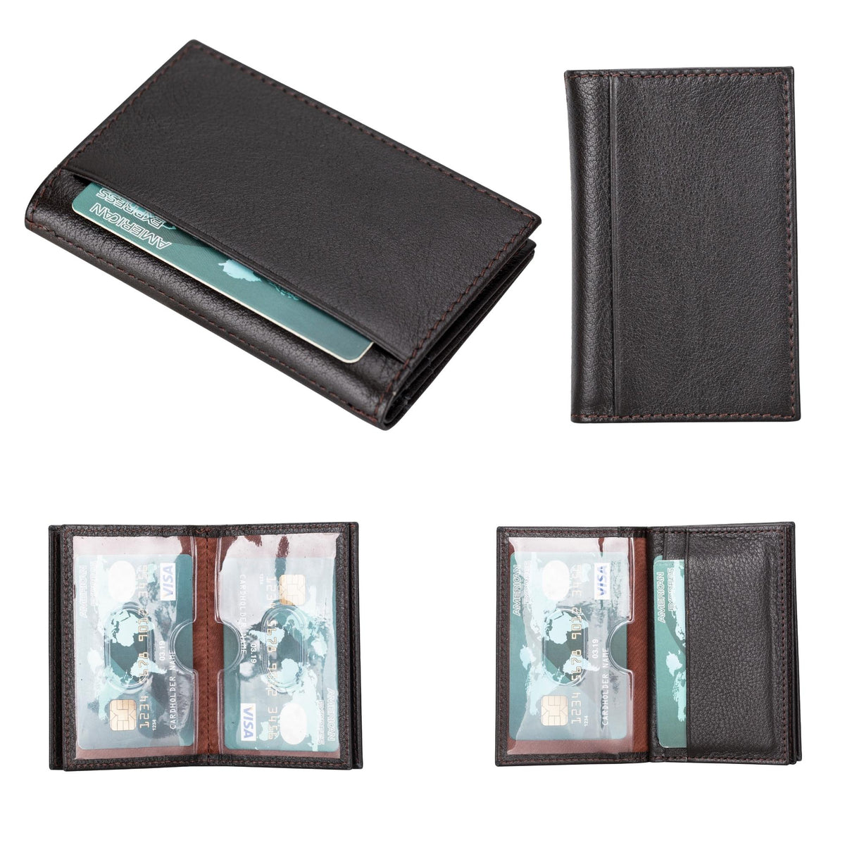 Denver Full-Grain Leather Card Holder