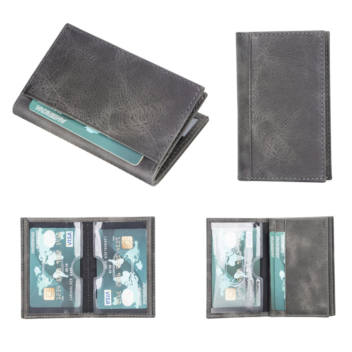 Denver Full-Grain Leather Card Holder
