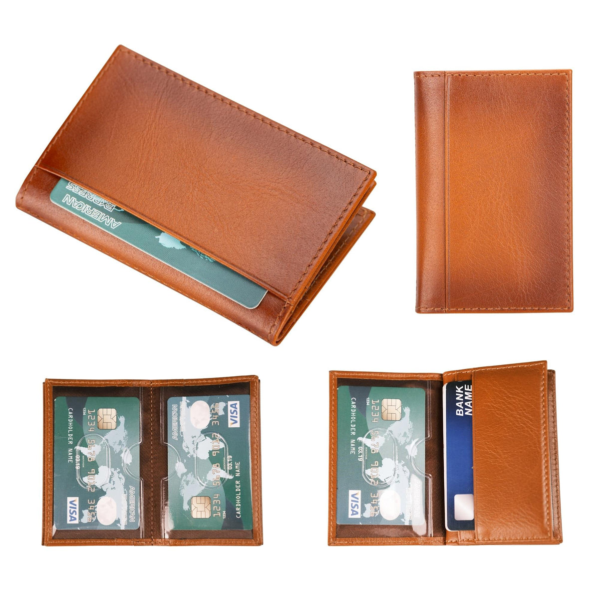 Denver Full-Grain Leather Card Holder