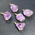 Raw Amethyst Pendant