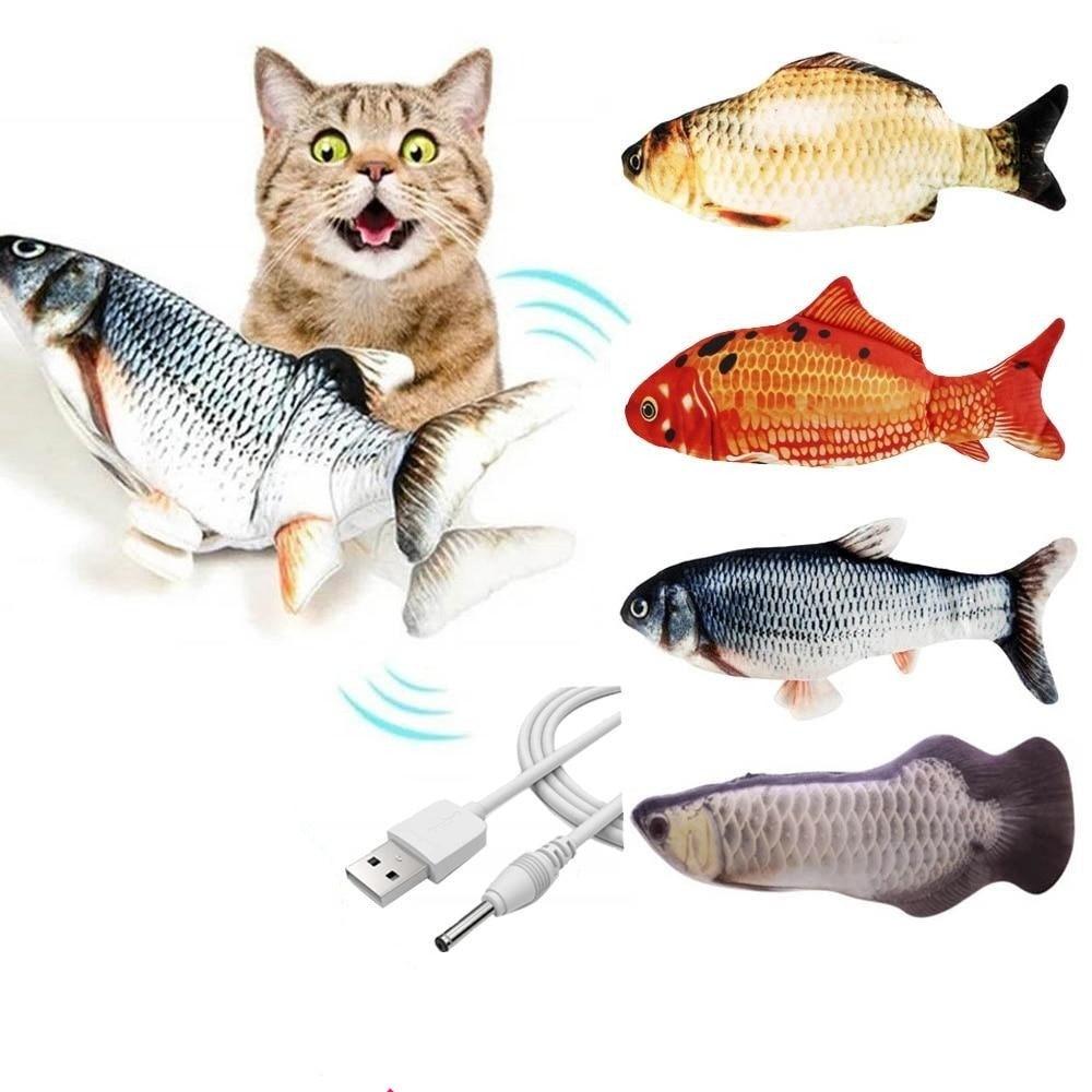 Electric Flopping Fish Cat Toy