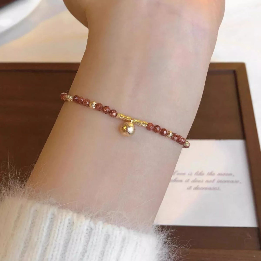 Women's Lightweight Beaded Charm Bracelet