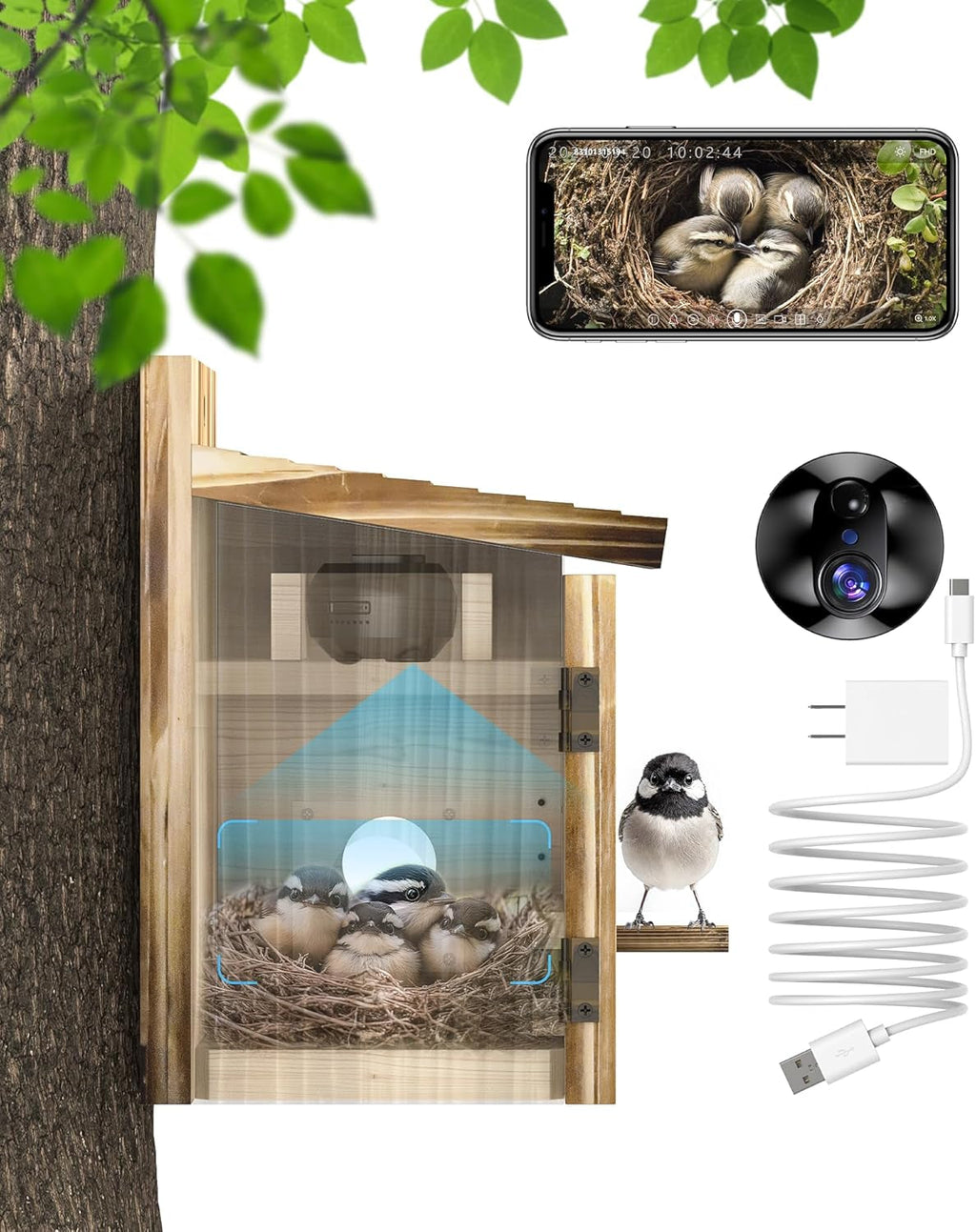 Solar-Powered Smart Birdhouse