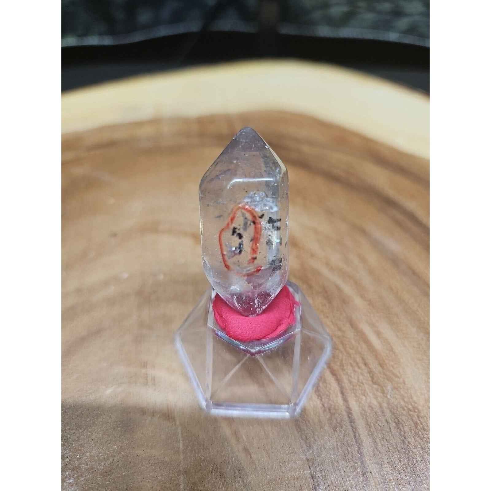 Clear Quartz Crystal Point with Stand — 19g | Natural Stone from Brazil