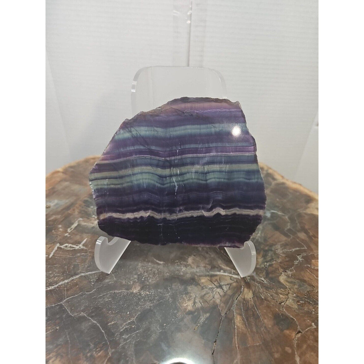 Rainbow Fluorite Crystal Flake Specimen