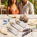 Selenite & Blue Kyanite Pendant