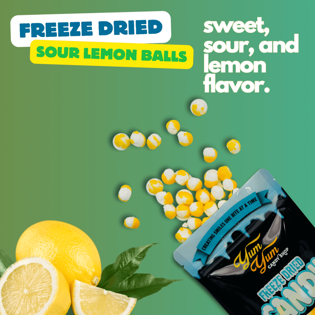 Freeze-Dried Lemon Balls