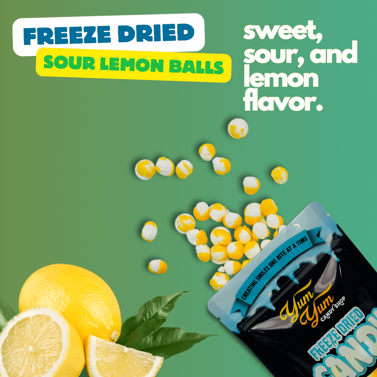 Freeze-Dried Lemon Balls