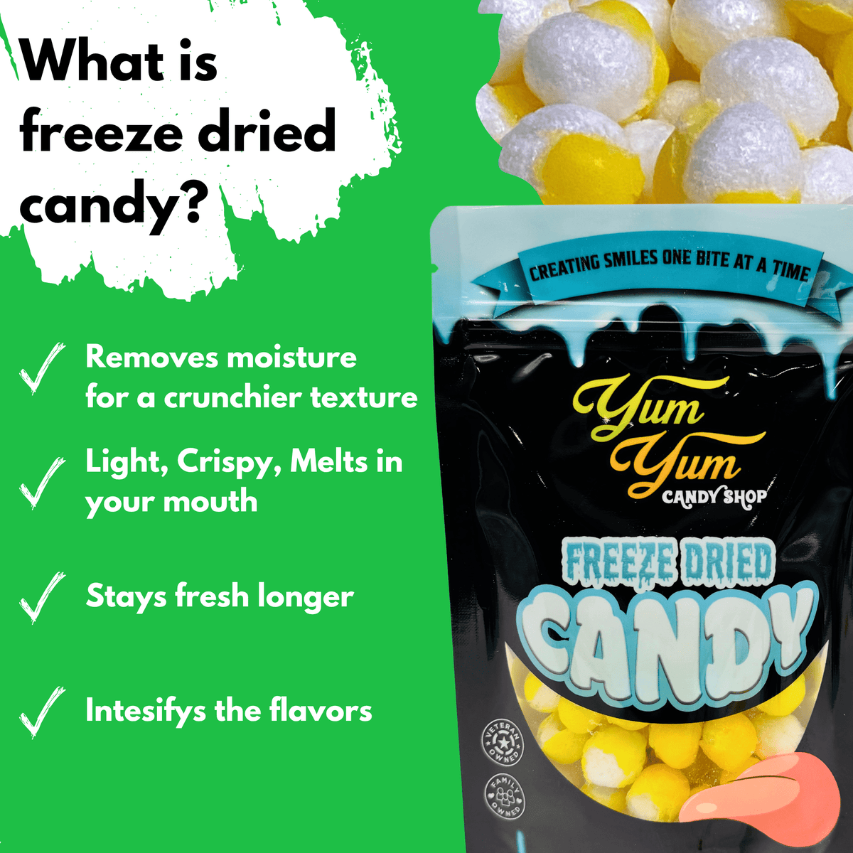 Freeze-Dried Lemon Balls
