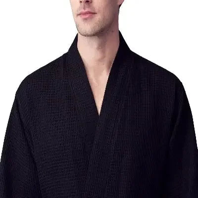 Waffle Spa Robe – Lightweight Quick-Dry Kimono Bath Robe