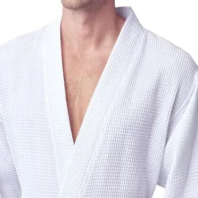 Waffle Spa Robe – Lightweight Quick-Dry Kimono Bath Robe