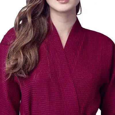 Waffle Robe – Lightweight, Quick-Dry Spa Comfort