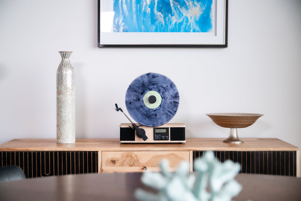Vertical Vinyl Record Player