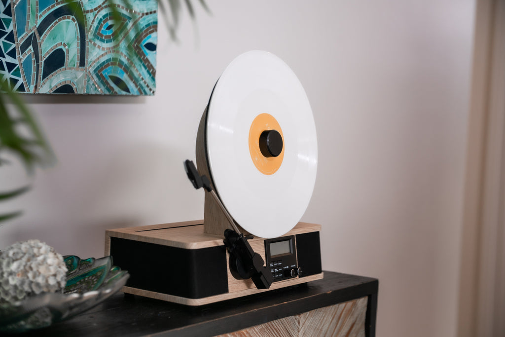 Vertical Vinyl Record Player
