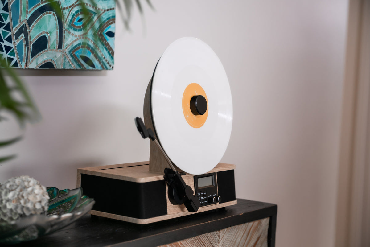 Vertical Vinyl Record Player