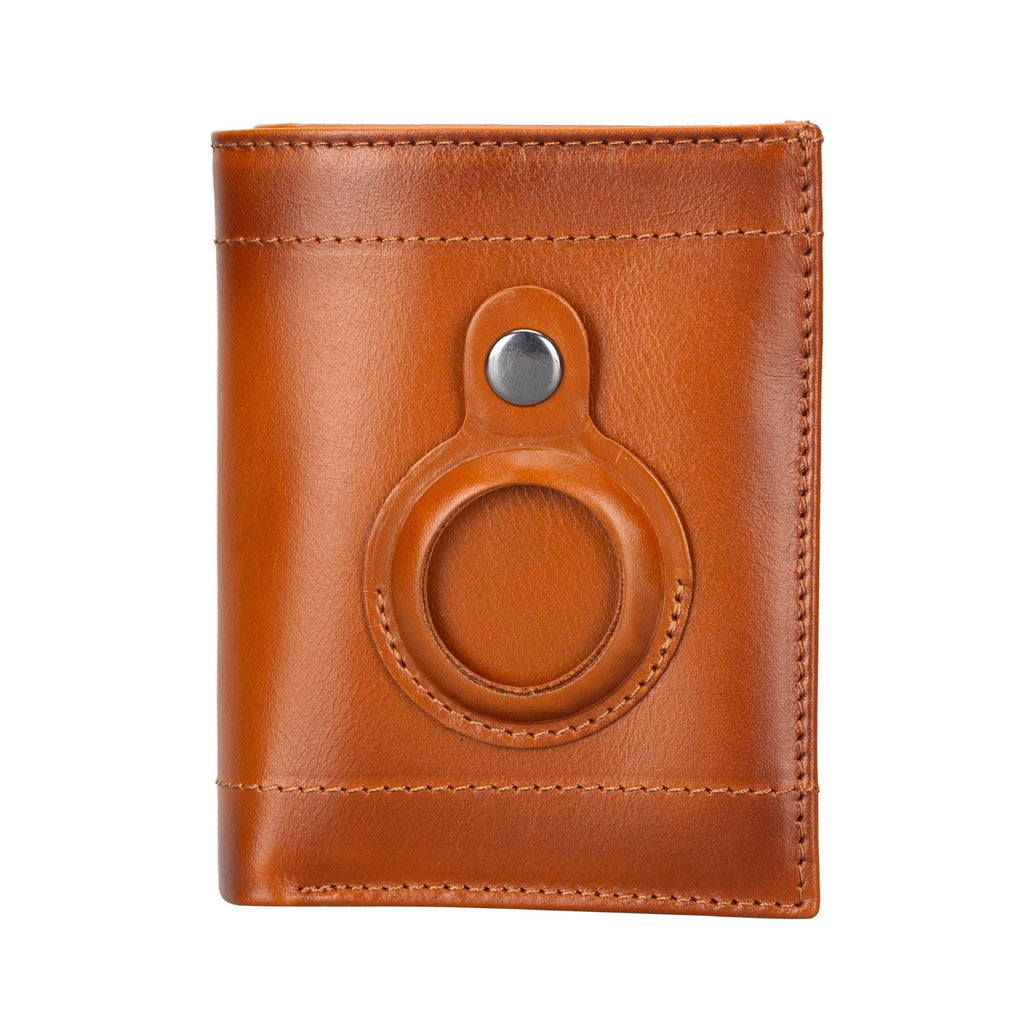 TORONATA Glendo Handcrafted Calfskin Leather Wallet with Apple AirTag Slot — Unisex