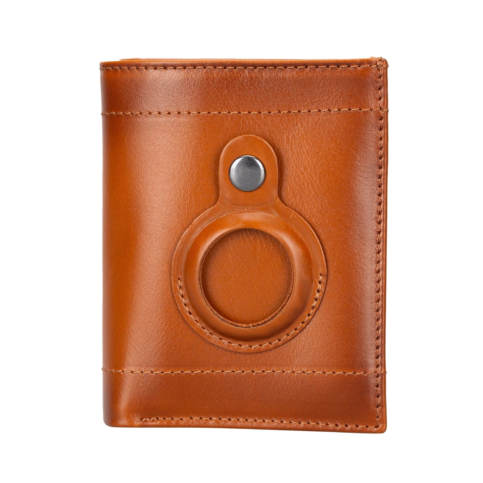 TORONATA Glendo Handcrafted Calfskin Leather Wallet with Apple AirTag Slot — Unisex