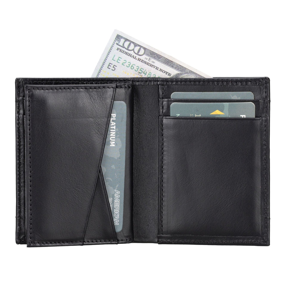 TORONATA Glendo Handcrafted Calfskin Leather Wallet with Apple AirTag Slot — Unisex