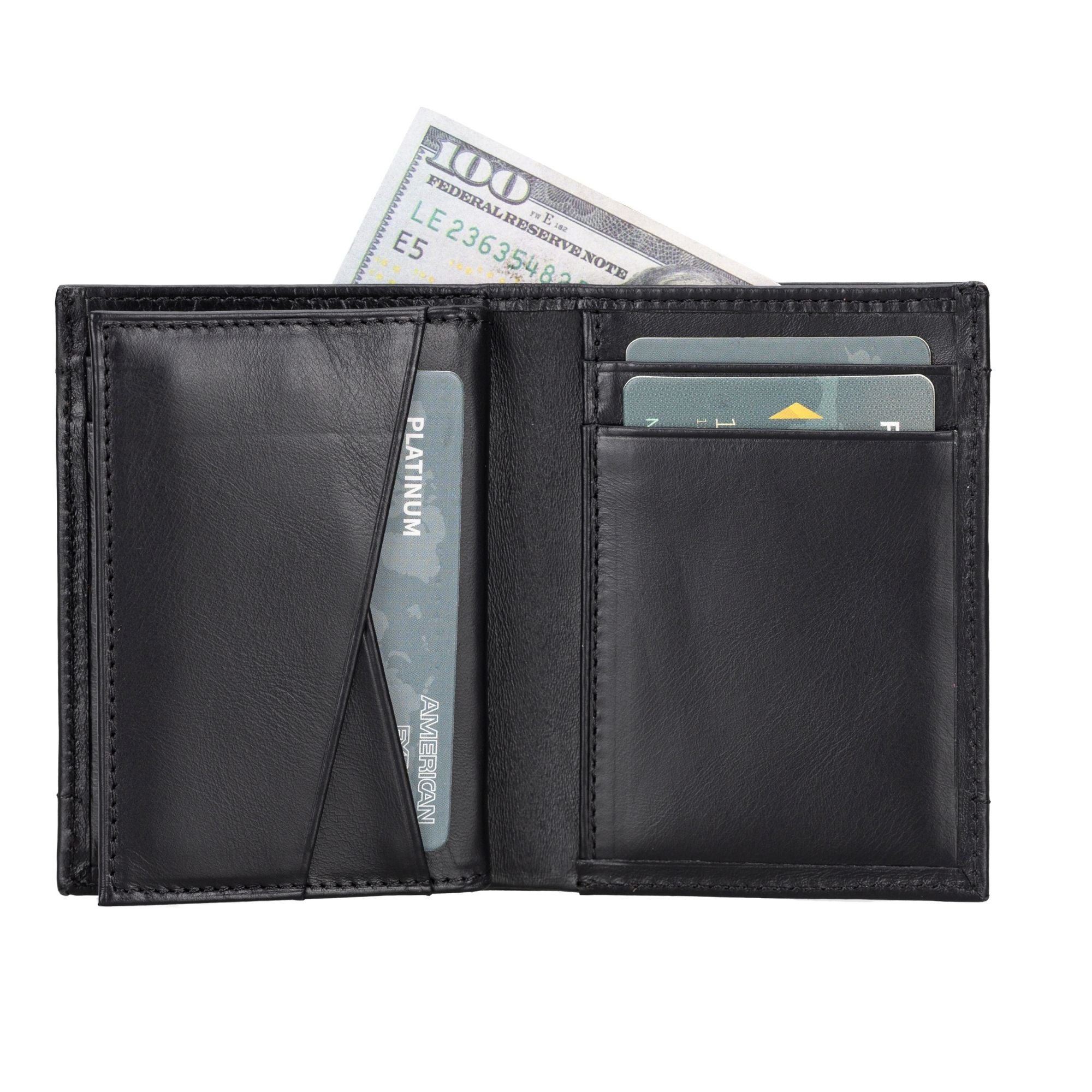 TORONATA Glendo Handcrafted Calfskin Leather Wallet with Apple AirTag Slot — Unisex