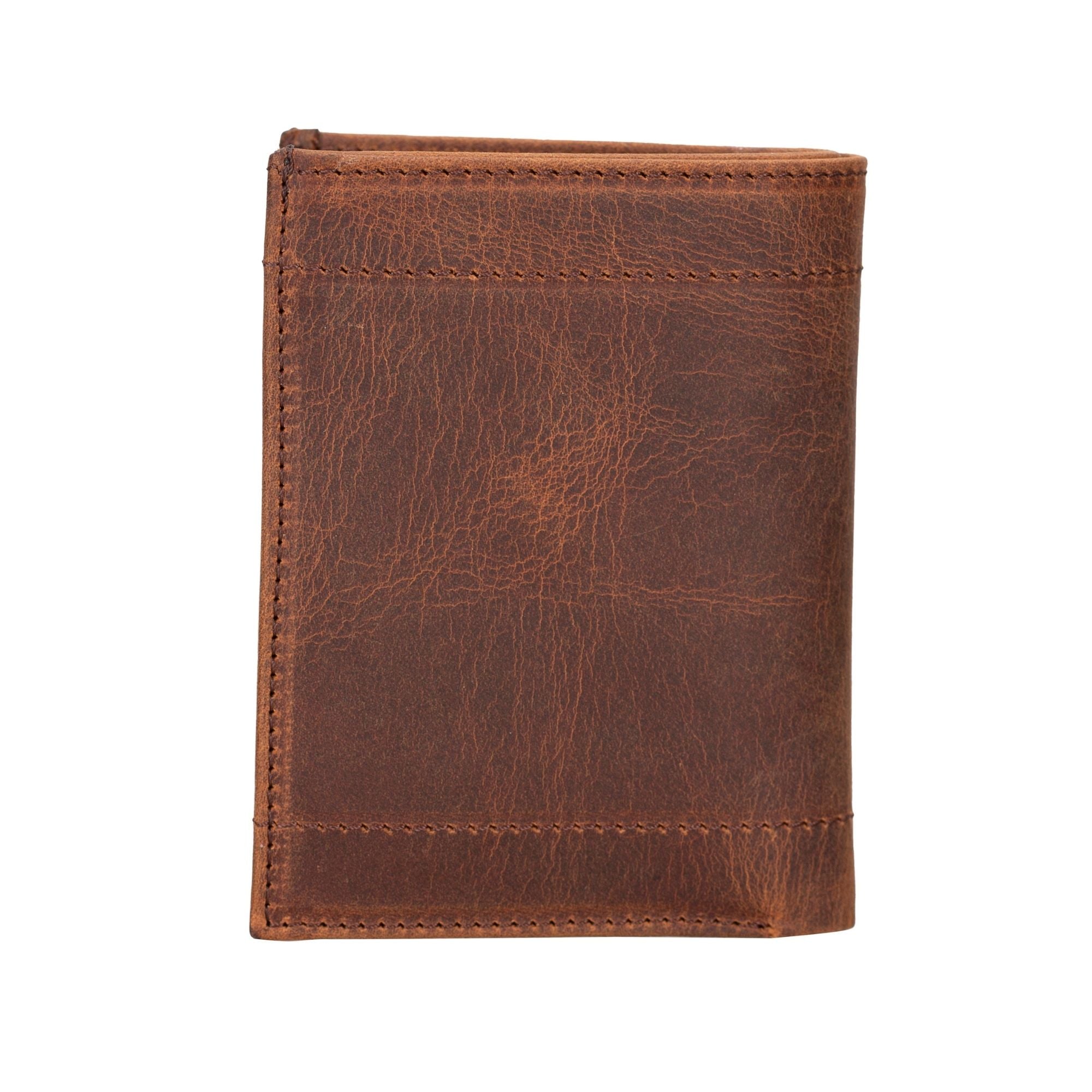 TORONATA Glendo Handcrafted Calfskin Leather Wallet with Apple AirTag Slot — Unisex