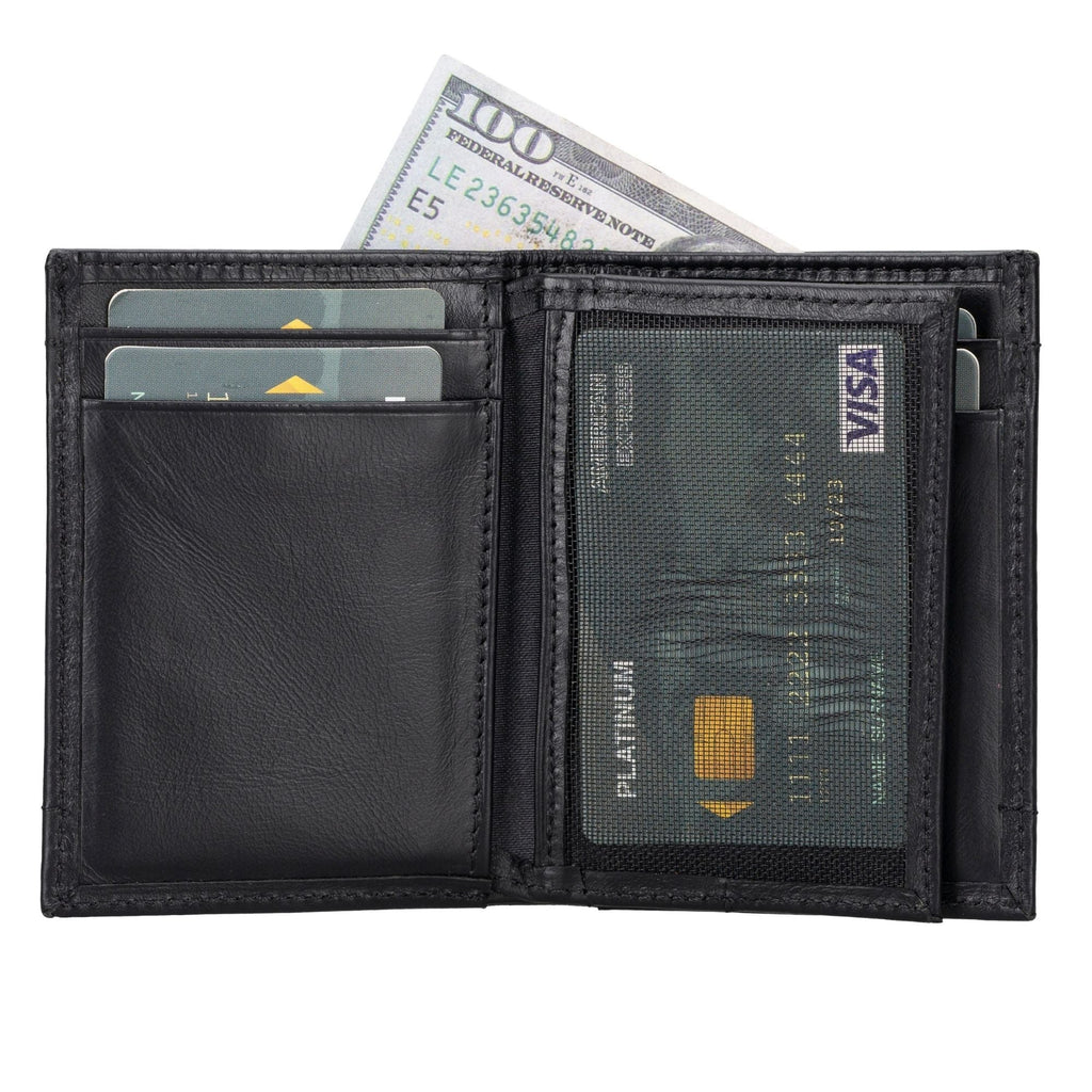 TORONATA Glendo Handcrafted Calfskin Leather Wallet with Apple AirTag Slot — Unisex