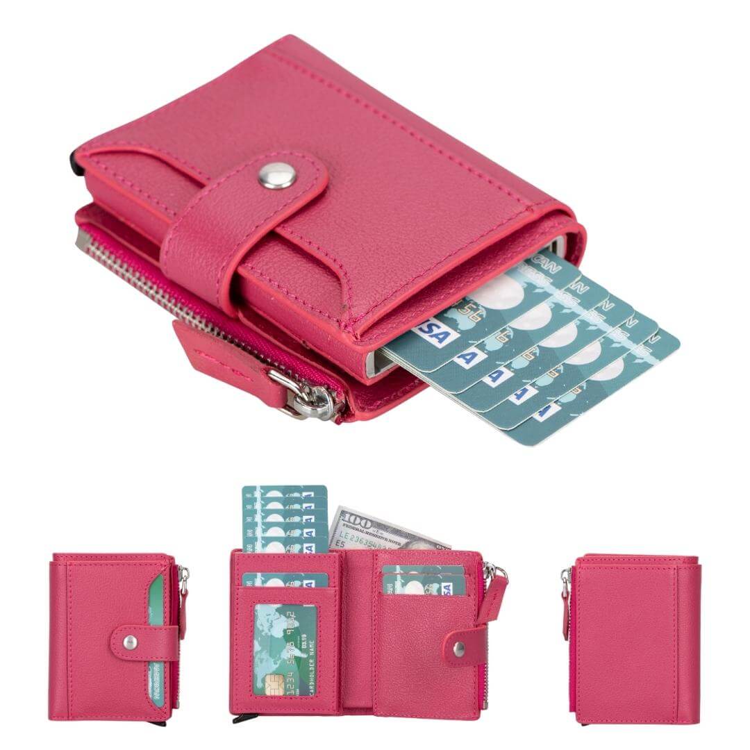Glenrock Leather Pop-Up Card Holder