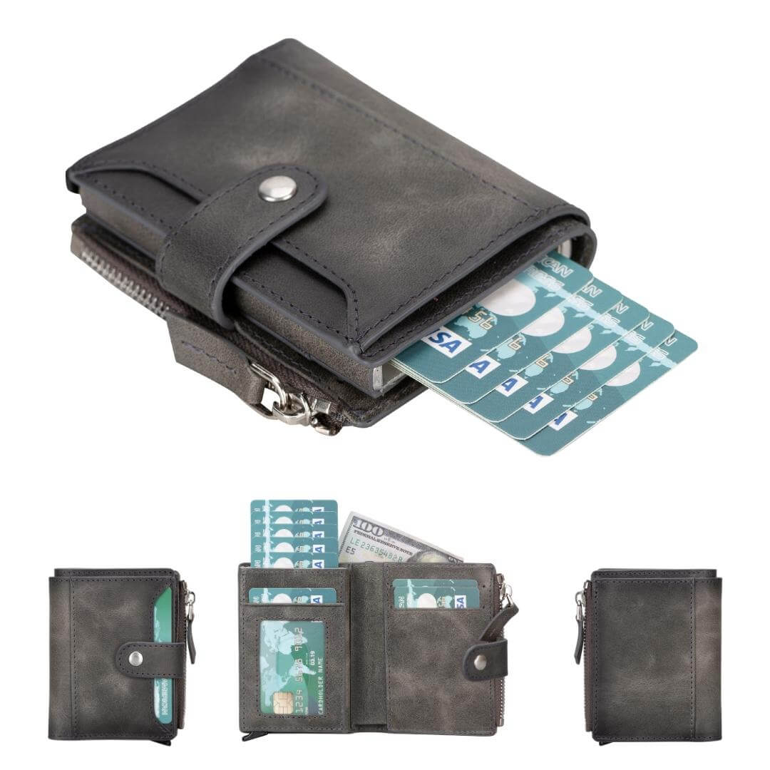 Glenrock Leather Pop-Up Card Holder