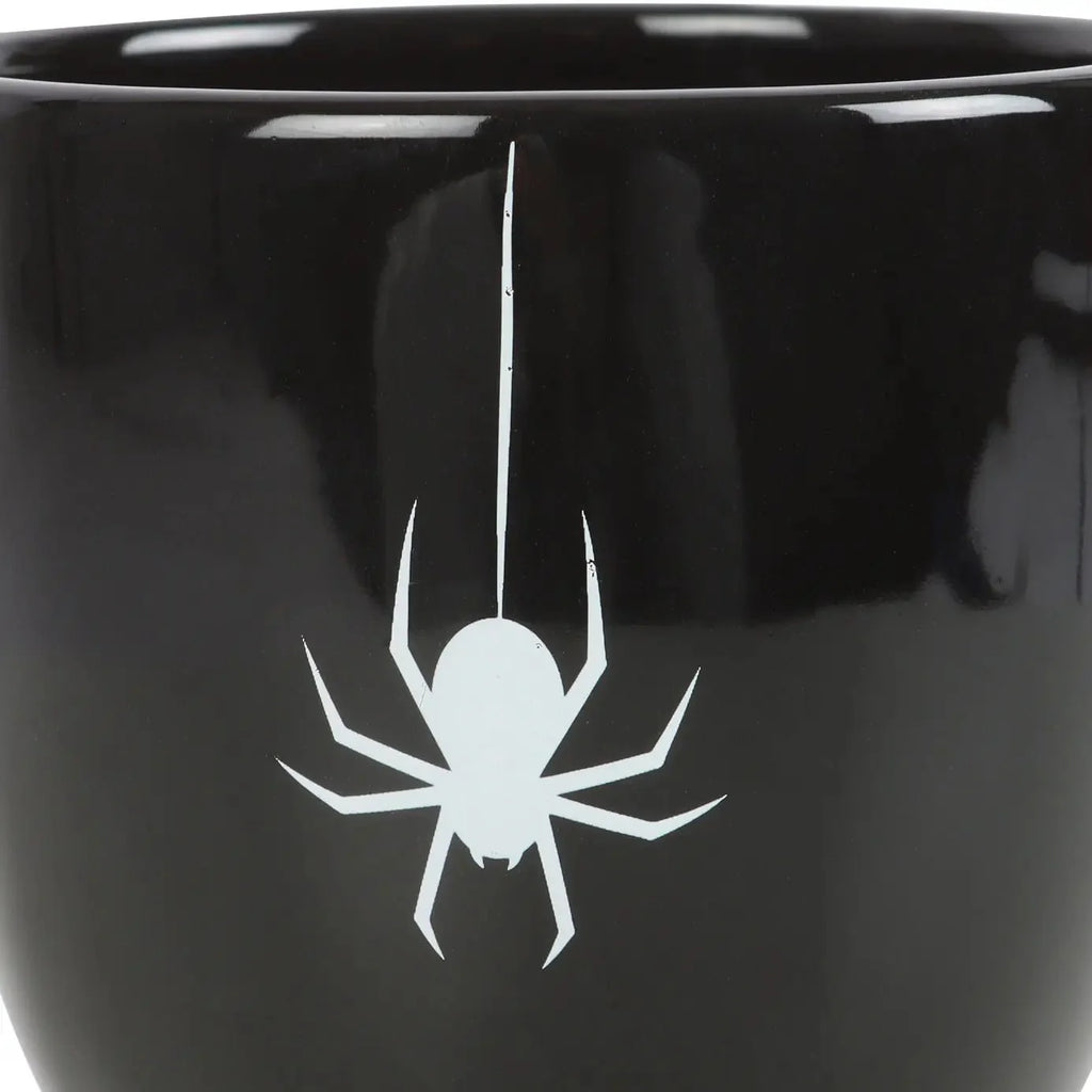 Gothic Black Spider Teacup