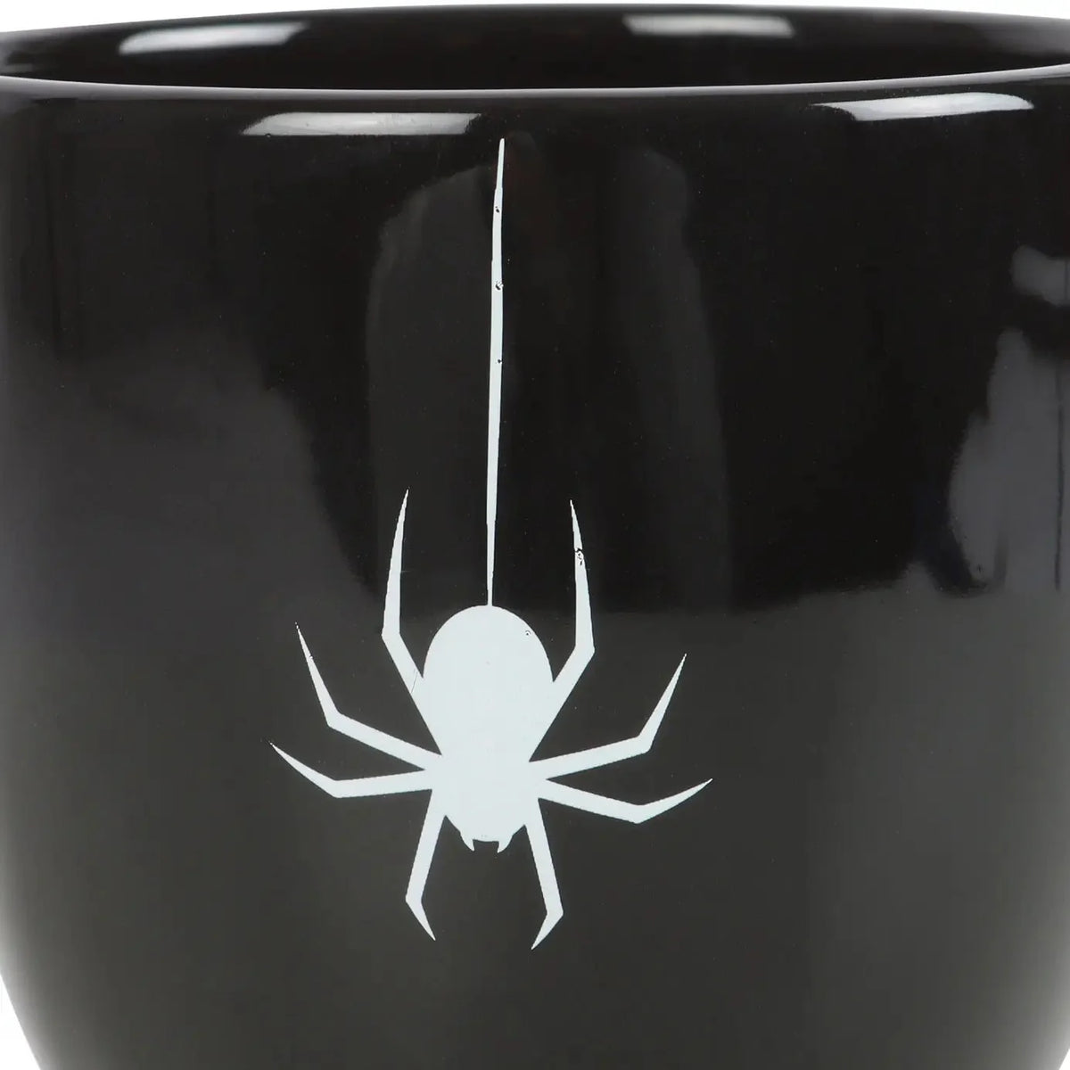 Gothic Black Spider Teacup