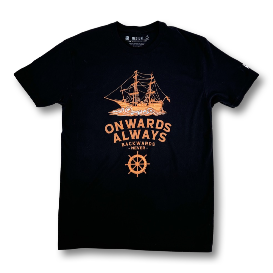 Onwards Always T-Shirt — Black