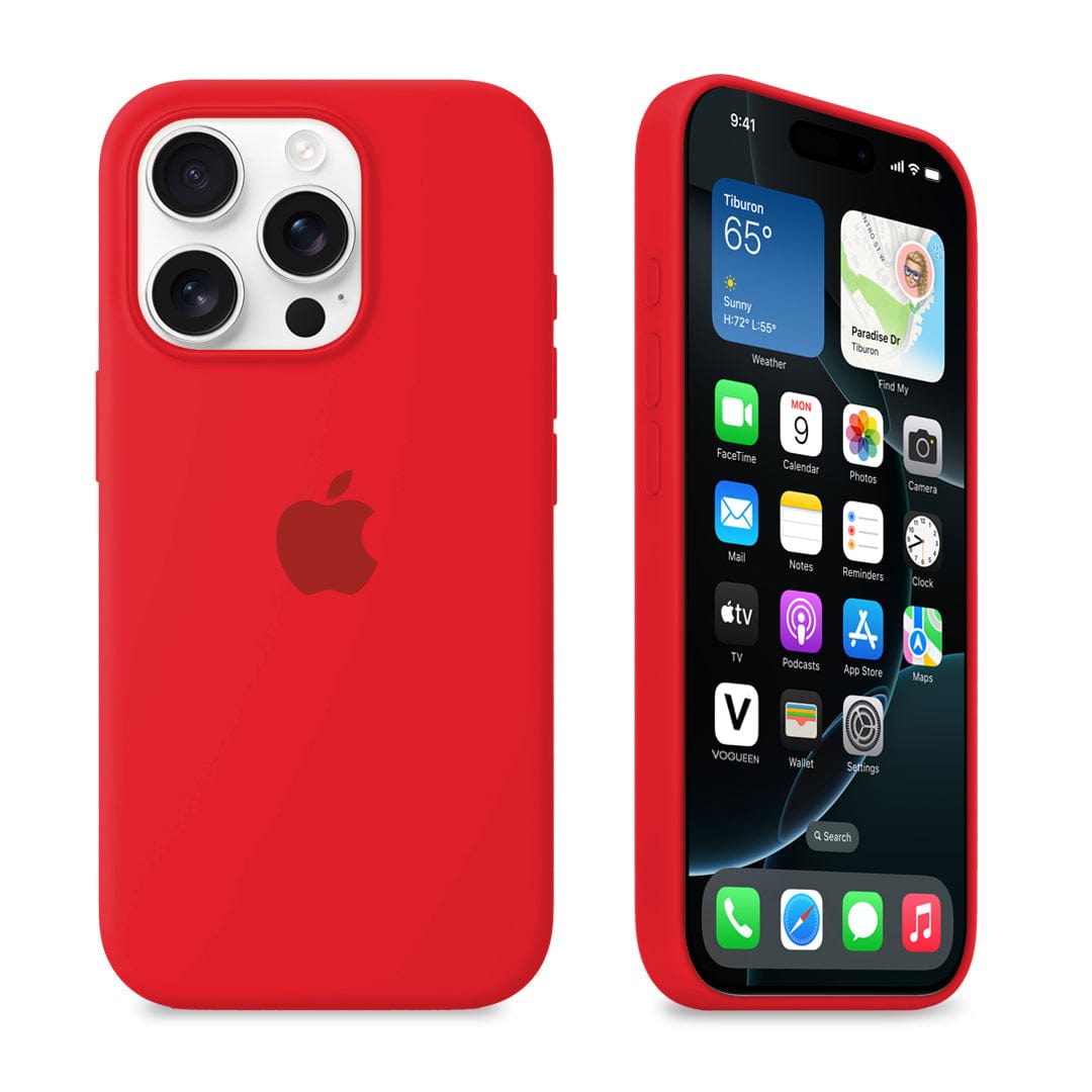 iPhone Silicone Case – Red
