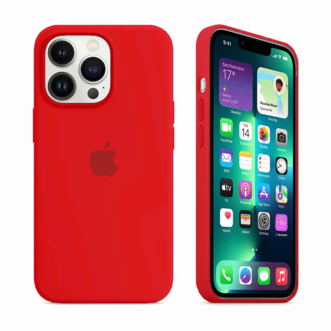 iPhone Silicone Case – Red