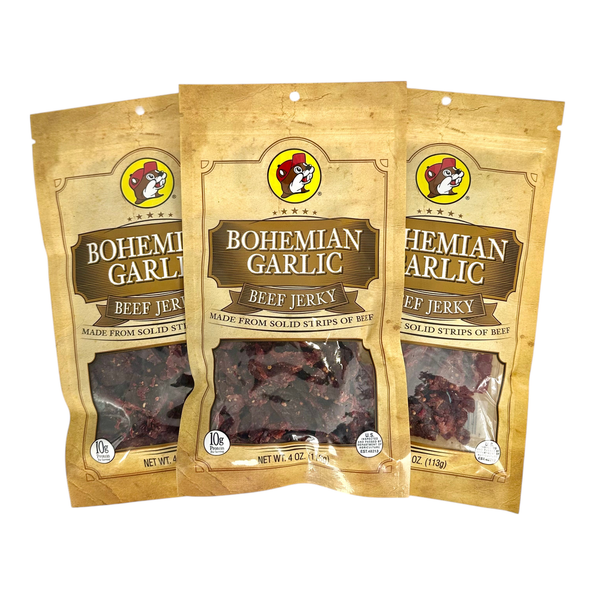 Buc-ee's Bohemian Garlic Beef Jerky – Bold & Savory