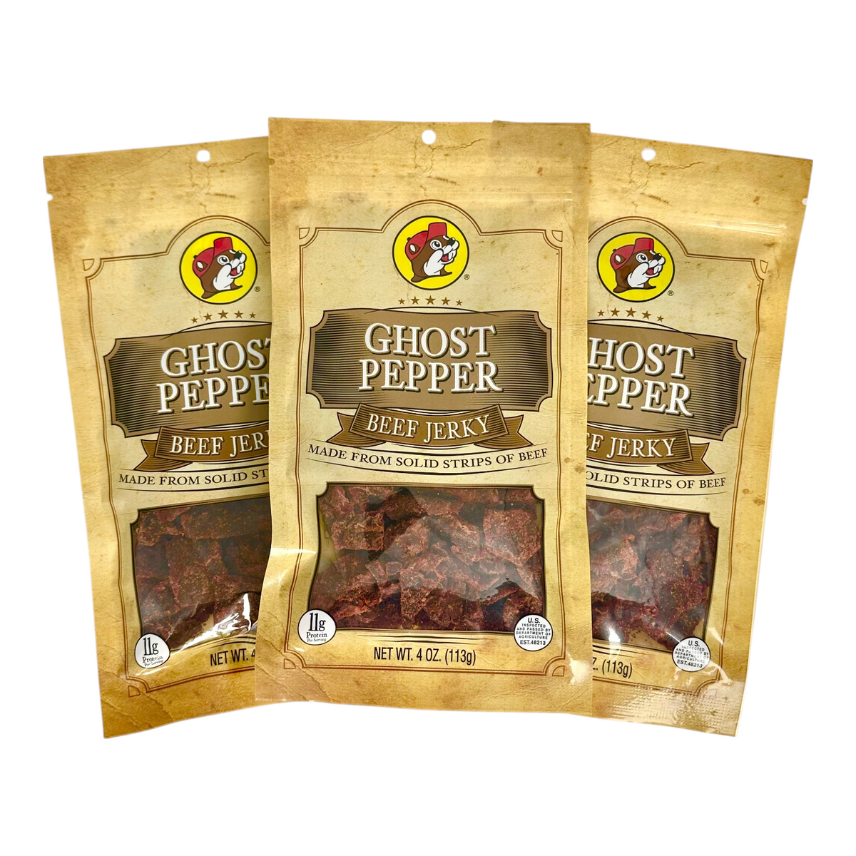 Buc-ee's Ghost Pepper Beef Jerky – Extreme Heat