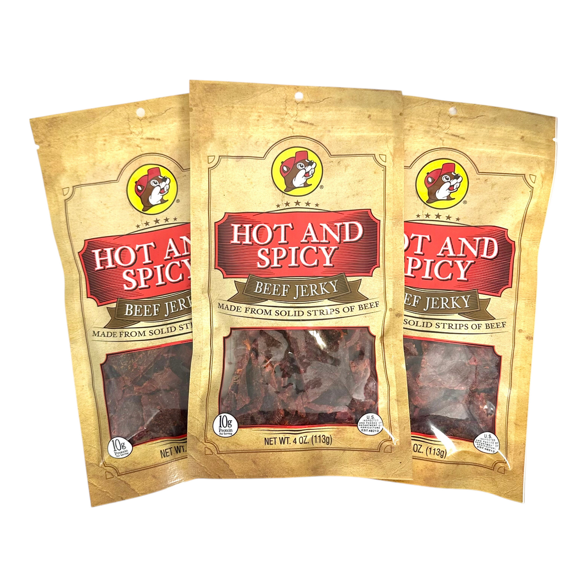 Buc-ee's Hot & Spicy Beef Jerky – Bold Heat in Every Bite