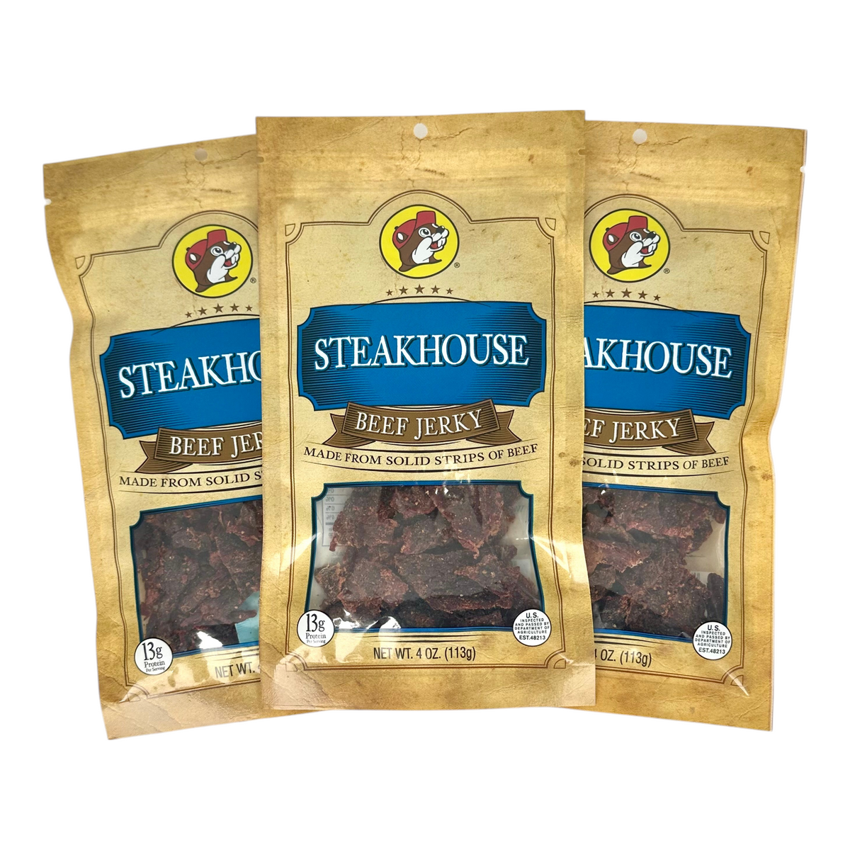 Buc-ee's Steakhouse Beef Jerky – Smoky & Savory