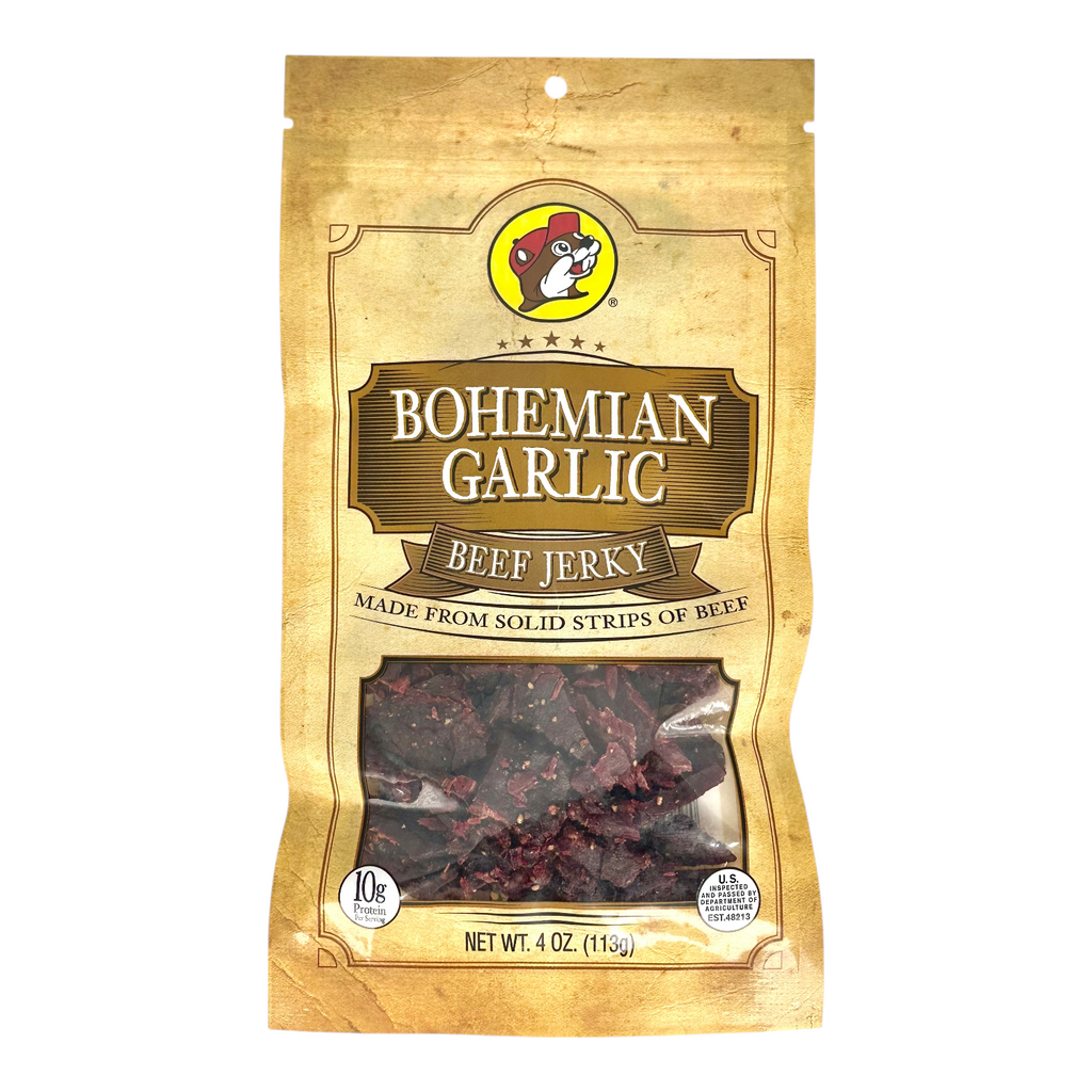 Buc-ee's Bohemian Garlic Beef Jerky – Bold & Savory