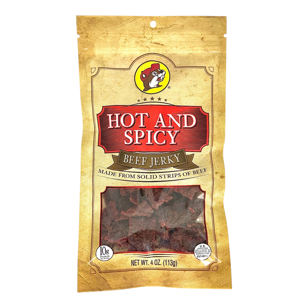 Buc-ee's Hot & Spicy Beef Jerky – Bold Heat in Every Bite