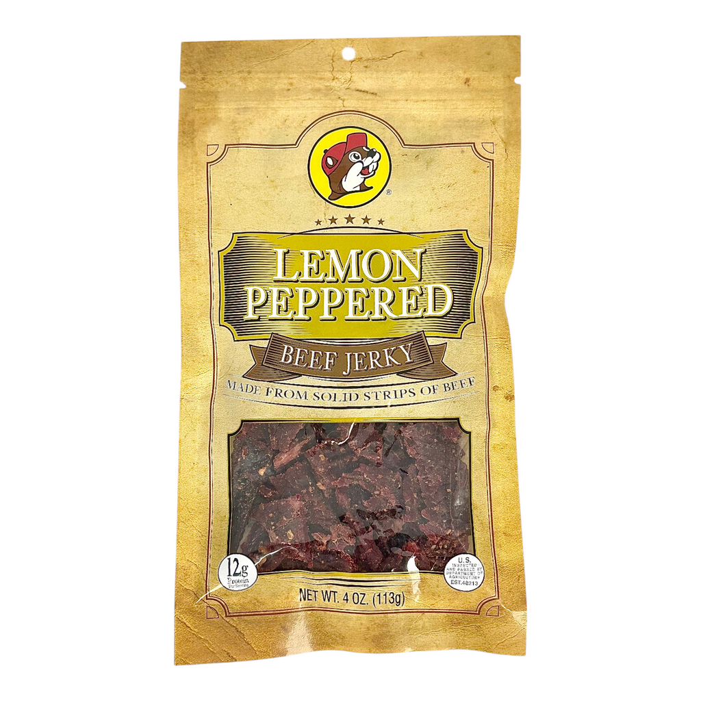 Buc-ee's Lemon Peppered Beef Jerky – Zesty & Bold