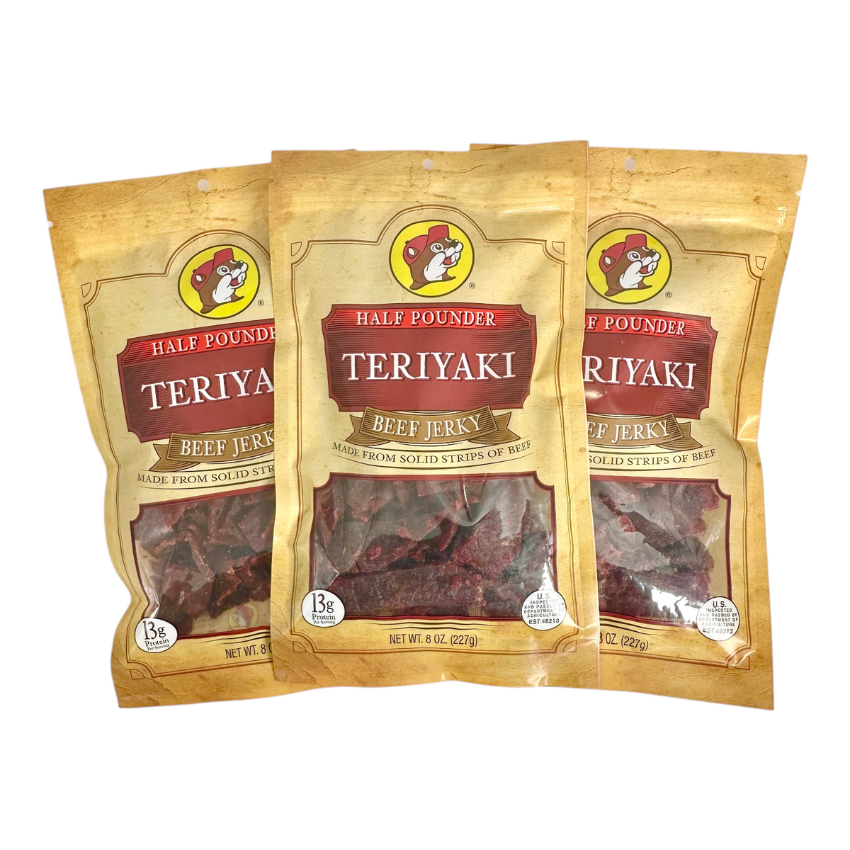 Buc-ee's Teriyaki Beef Jerky – Sweet, Savory & Tender