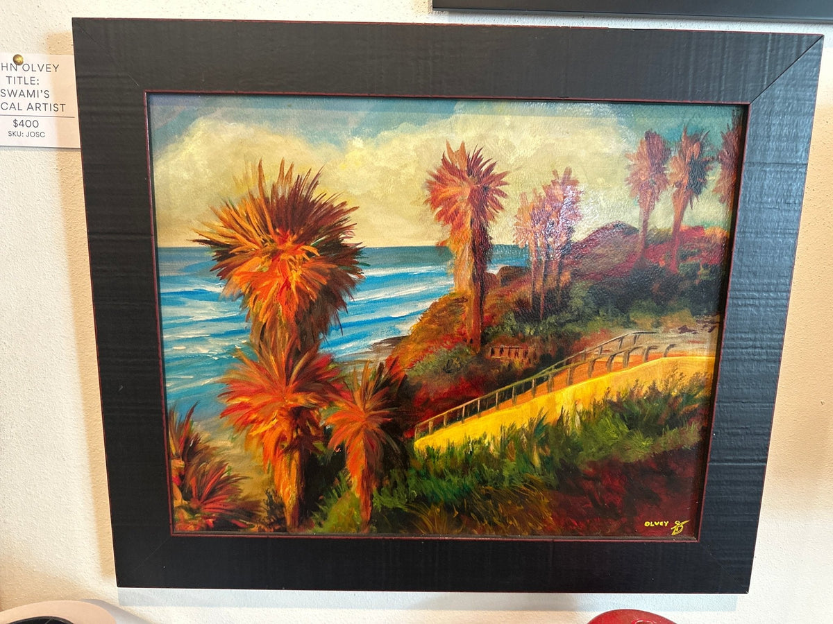 John Olvey – Swami's Framed Print