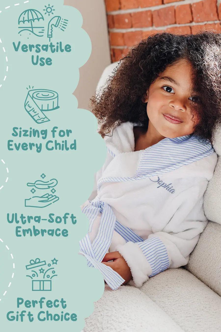 Kids Plush Robe – Ultra Soft, Safe & Cozy